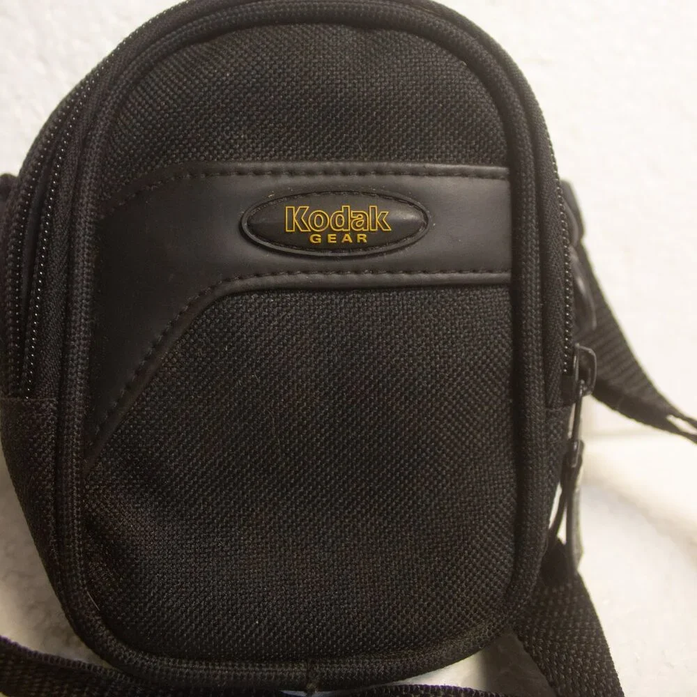 KODAK GEAR Compact Camera Bag Case w/Adj. Shoulder Strap Black Nylon # 70619